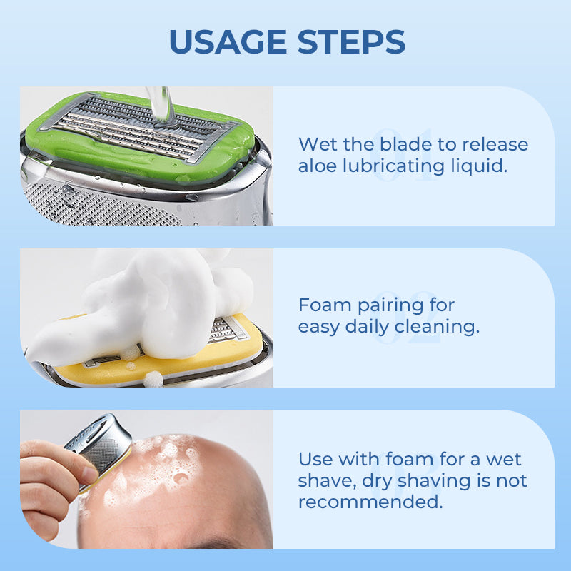 Frendorf | BaldPro – Manueller Kopfrasierer für Präzision & Komfort