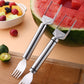 Frendorf | 2-in-1 Edelstahl Wassermelonenmesser und -gabel