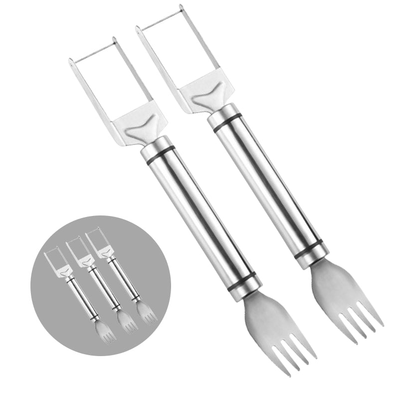 Frendorf | 2-in-1 Edelstahl Wassermelonenmesser und -gabel