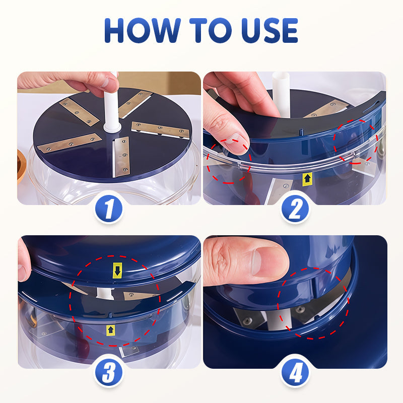 Frendorf | PeelMaster – Tragbarer automatischer Obst- & Gemüseschäler