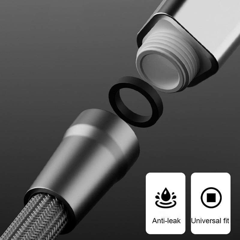 Frendorf | Aufgerüsteter explosionsgeschützter geflochtener Duschschlauch – auslaufsicher