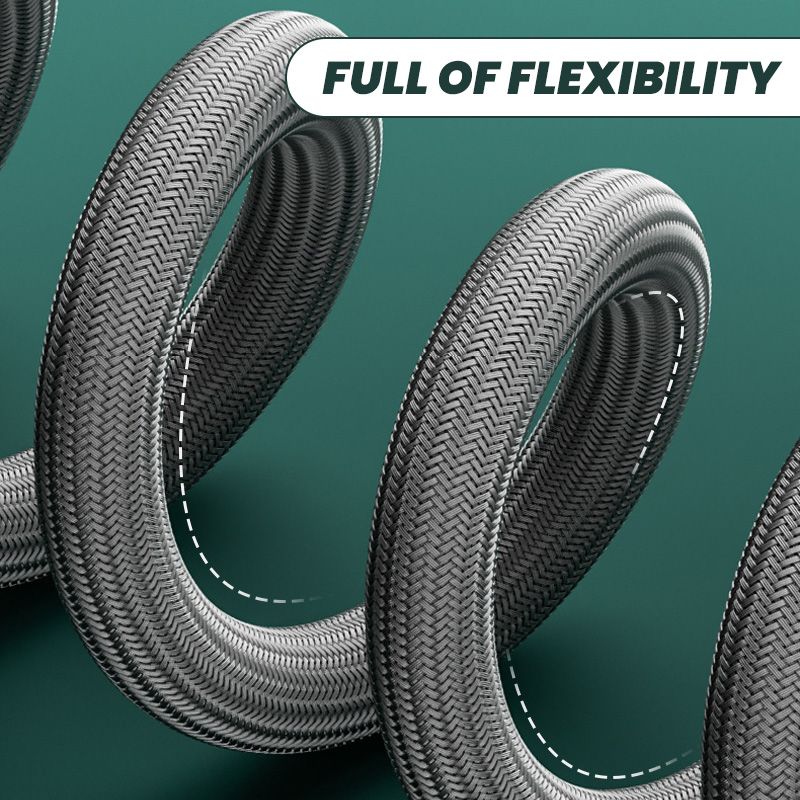 Frendorf | Aufgerüsteter explosionsgeschützter geflochtener Duschschlauch – auslaufsicher