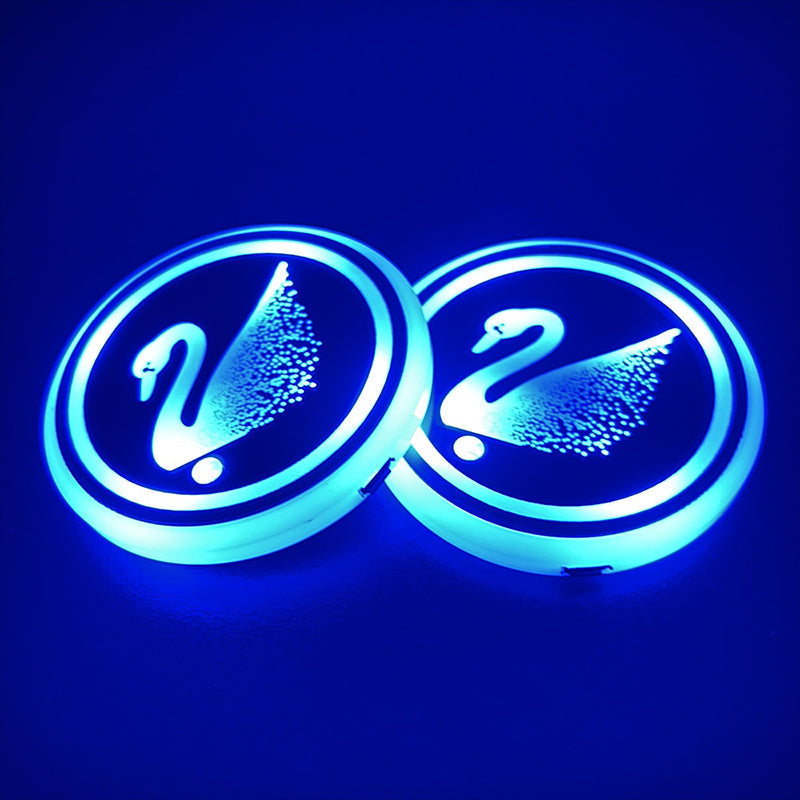 Frendorf | AutoGlow – 7-Farben LED-Becherhalterpad für Autos