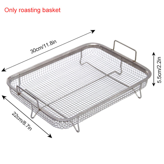 Edelstahl Backblech Öl Frittieren Backform Antihaft Grill