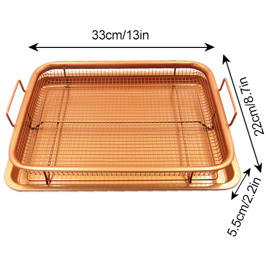 Edelstahl Backblech Öl Frittieren Backform Antihaft Grill