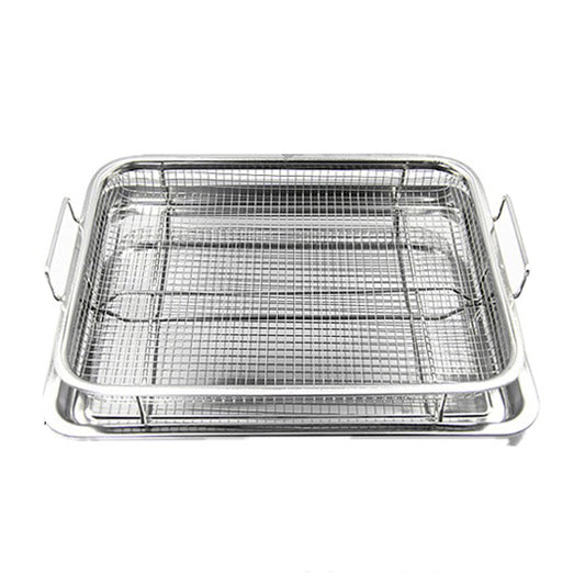 Edelstahl Backblech Öl Frittieren Backform Antihaft Grill
