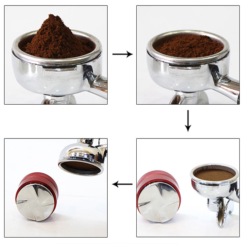 Frendorf | Edelstahl Kaffee Tamper Kaffee Pulver Hammer Kaffee Zubehör
