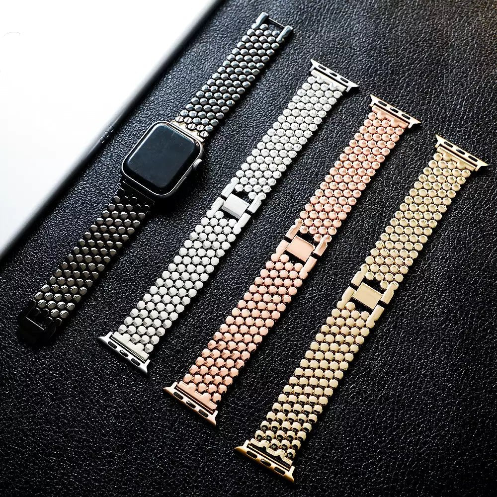 Frendorf | Dame Edelstahl Eleganz Uhrarmband für Apple Watch