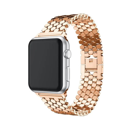 Frendorf | Dame Edelstahl Eleganz Uhrarmband für Apple Watch