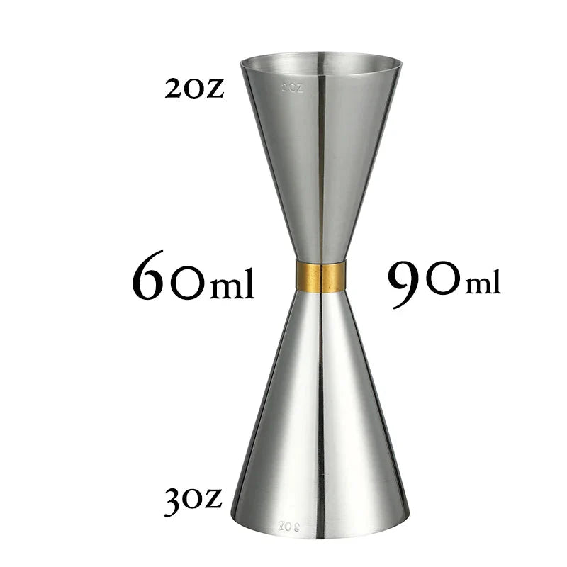 Edelstahl Jigger Cocktail Jigger Bar Messbecher Bar Werkzeuge Bar Zubehör