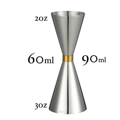 Edelstahl Jigger Cocktail Jigger Bar Messbecher Bar Werkzeuge Bar Zubehör