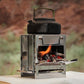 Frendorf | Edelstahl Mini Outdoor Holzofen Tragbarer Camping Grill