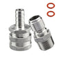 Edelstahl Moonshine Fitting Connectoren 1/2 Bier Set