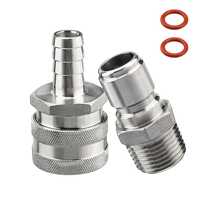 Edelstahl Moonshine Fitting Connectoren 1/2 Bier Set