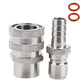 Edelstahl Moonshine Fitting Connectoren 1/2 Bier Set