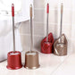 Elegante Toilettenbürste aus Edelstahl mit ergonomischem langem Griff