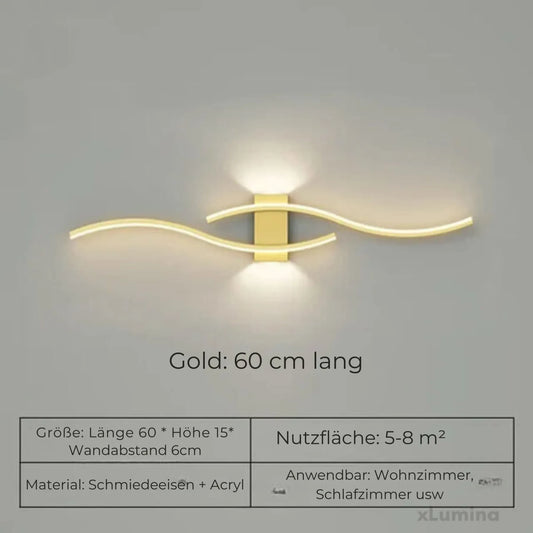 Langes Wandleuchtenband