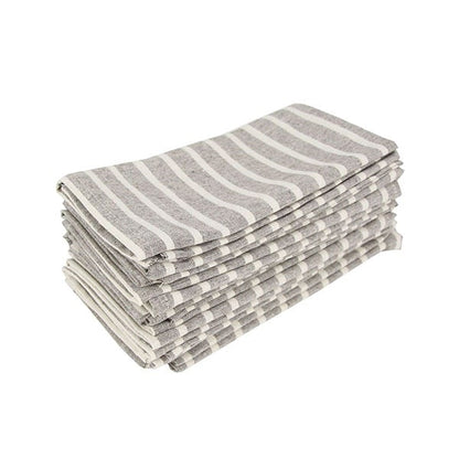 Gestreifte Stoffservietten (12er-Pack)