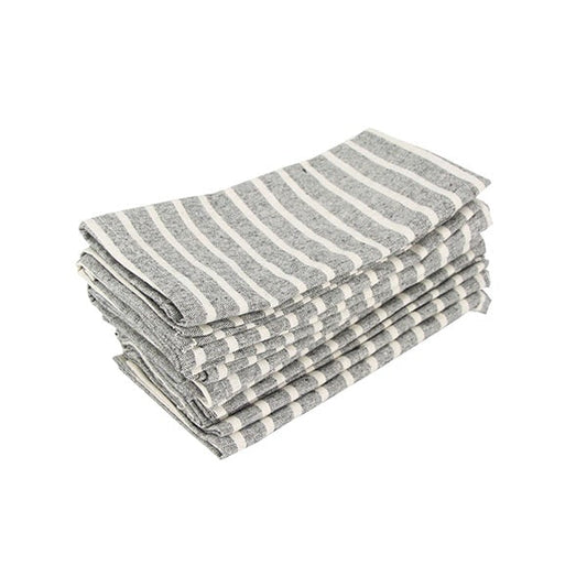 Gestreifte Stoffservietten (12er-Pack)