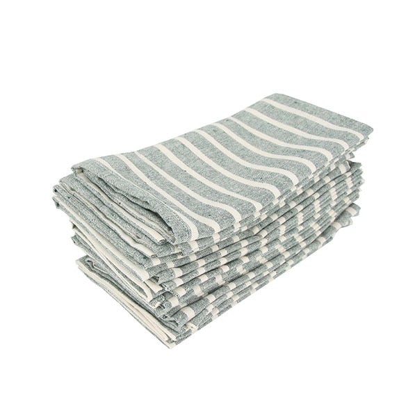 Gestreifte Stoffservietten (12er-Pack)