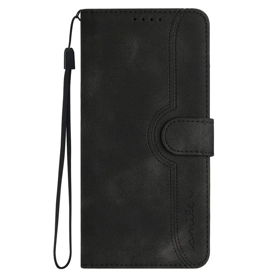 Frendorf | Rutschfeste Leder Magnetic iPhone Flip Cover Geldbörse Hülle