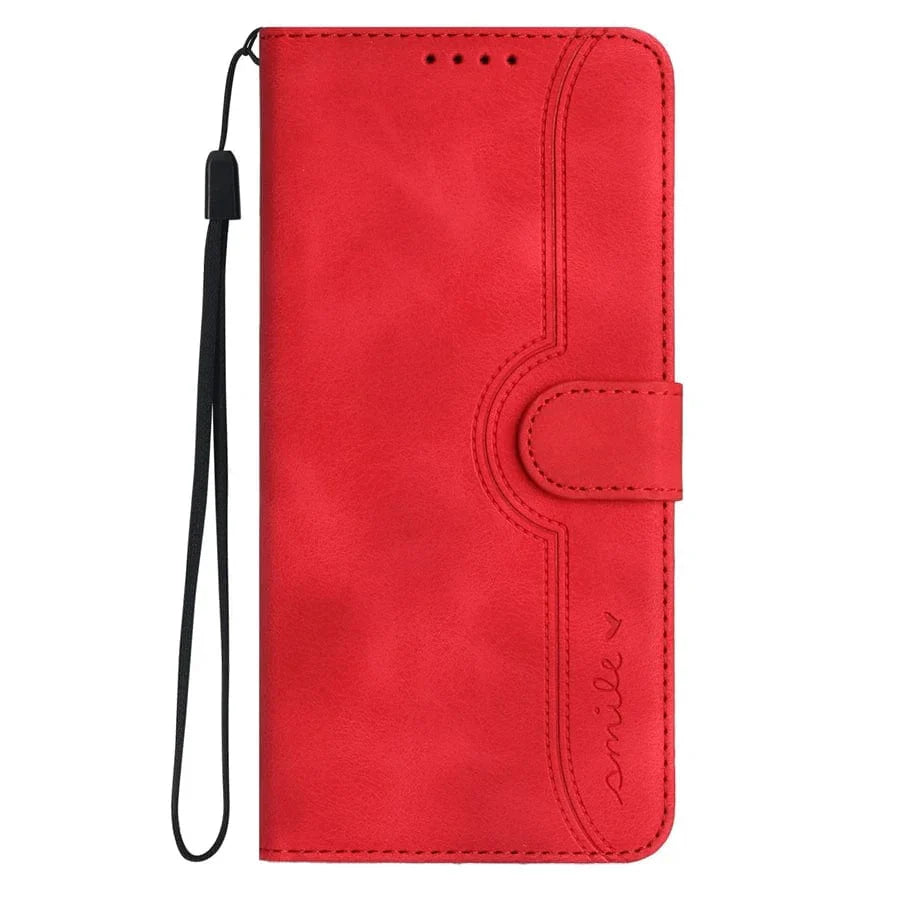 Frendorf | Rutschfeste Leder Magnetic iPhone Flip Cover Geldbörse Hülle