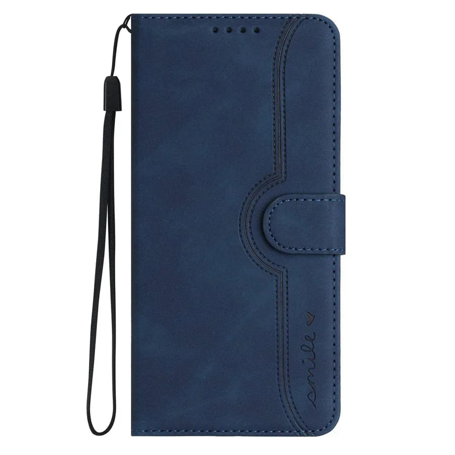 Frendorf | Rutschfeste Leder Magnetic iPhone Flip Cover Geldbörse Hülle