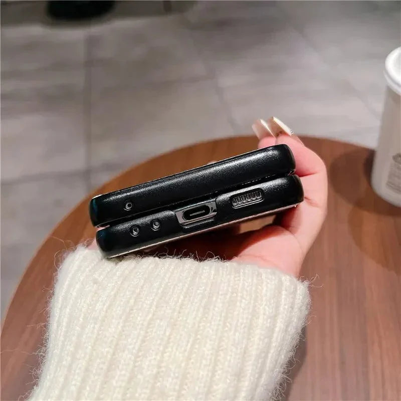 Frendorf | Stilvolle Leder Samsung Galaxy Z Flip Hülle