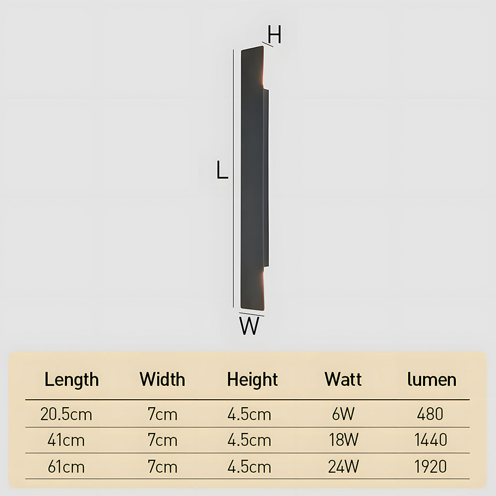 Frendorf | Außenwandleuchte mit modernem wasserdichten Design