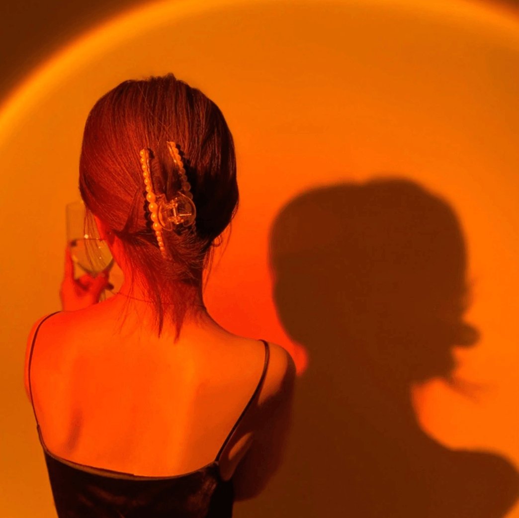 GlowDusk – Sonnenuntergang Lampe mit Verstellbaren Farben und Winkel