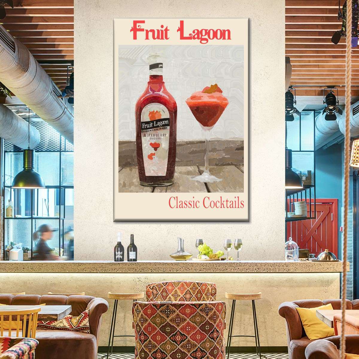 Frendorf | Fruit Lagoon - Klassische Cocktails Wandkunst