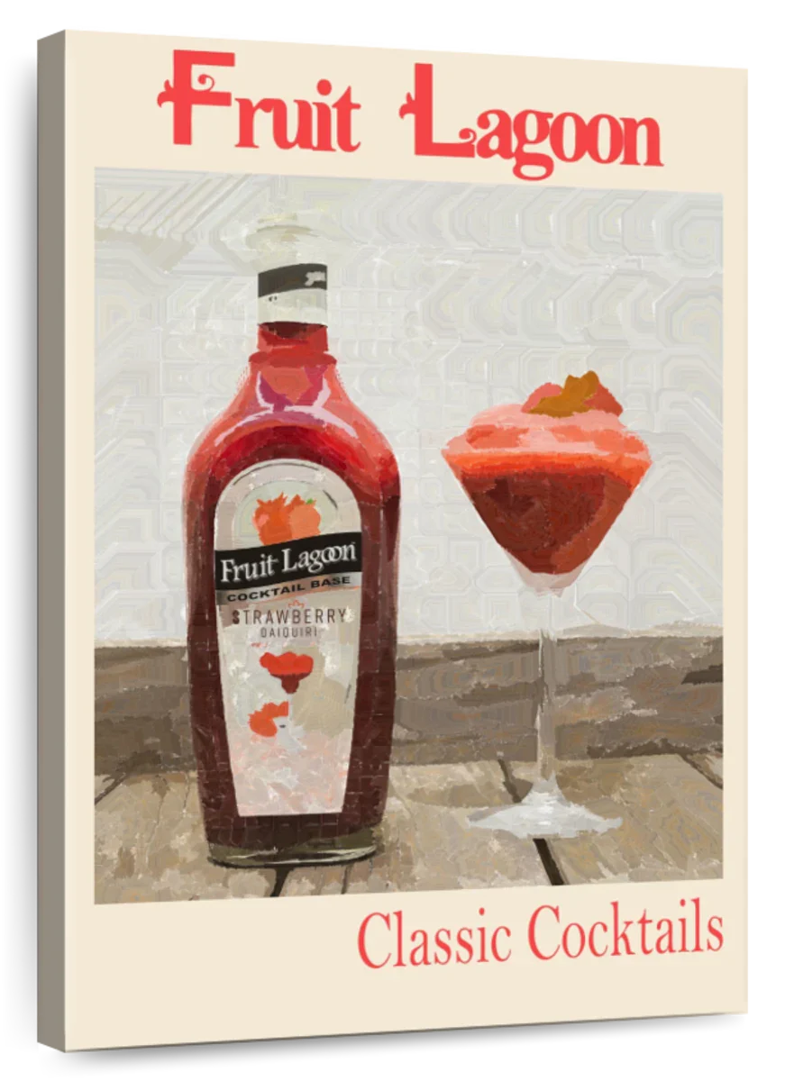 Frendorf | Fruit Lagoon - Klassische Cocktails Wandkunst