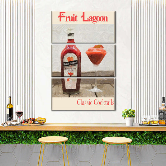 Frendorf | Fruit Lagoon - Klassische Cocktails Wandkunst