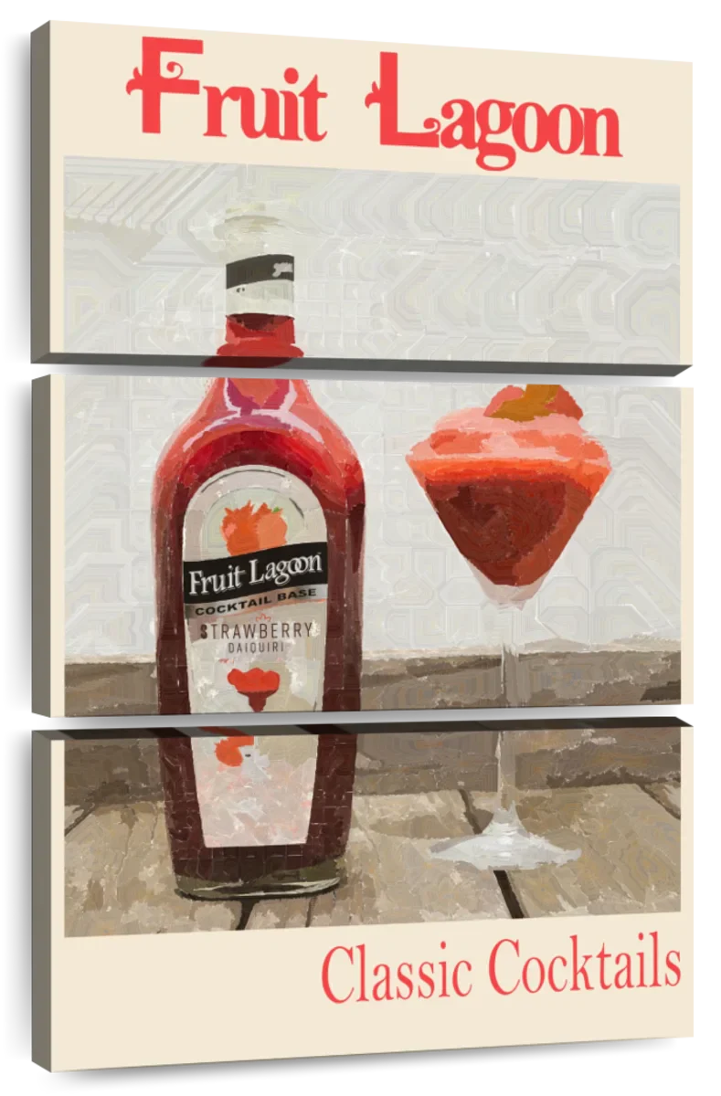 Frendorf | Fruit Lagoon - Klassische Cocktails Wandkunst