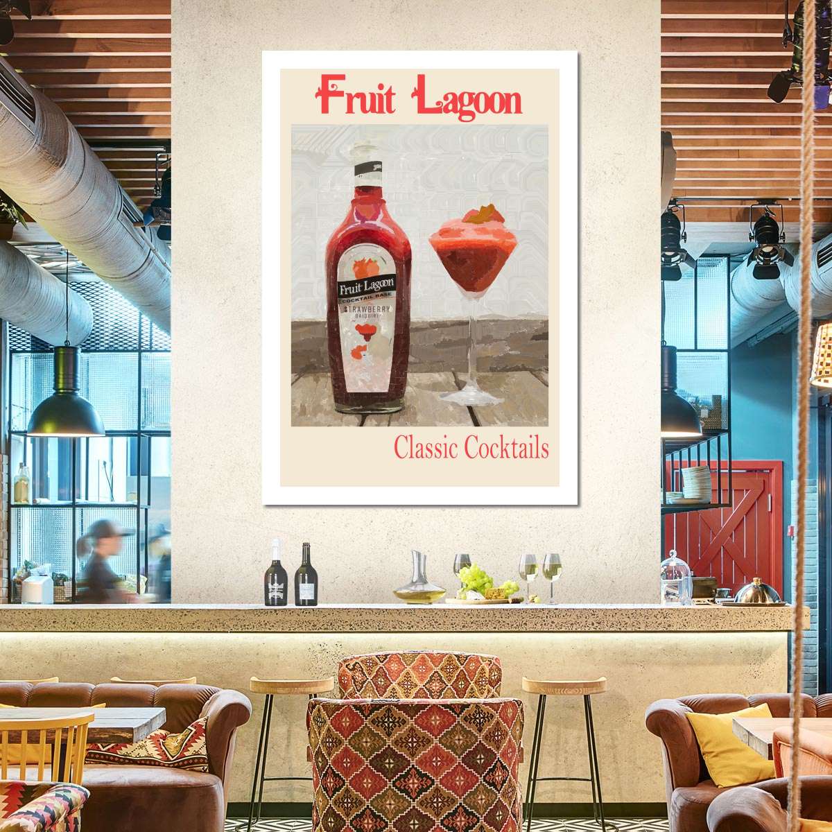 Frendorf | Fruit Lagoon - Klassische Cocktails Wandkunst