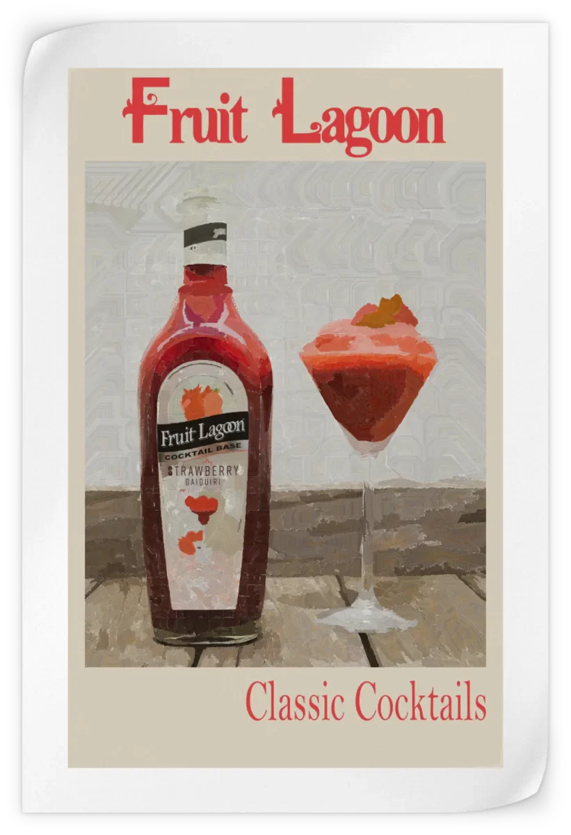 Frendorf | Fruit Lagoon - Klassische Cocktails Wandkunst