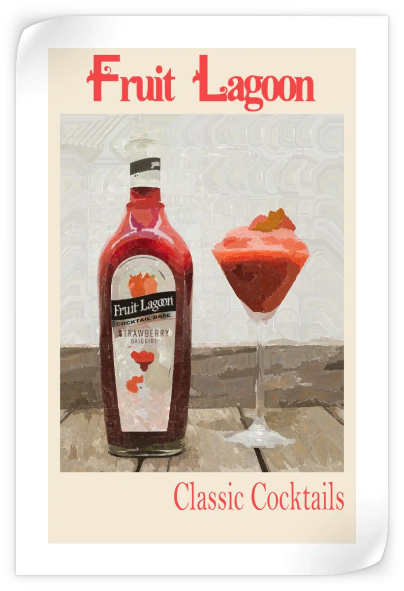 Frendorf | Fruit Lagoon - Klassische Cocktails Wandkunst