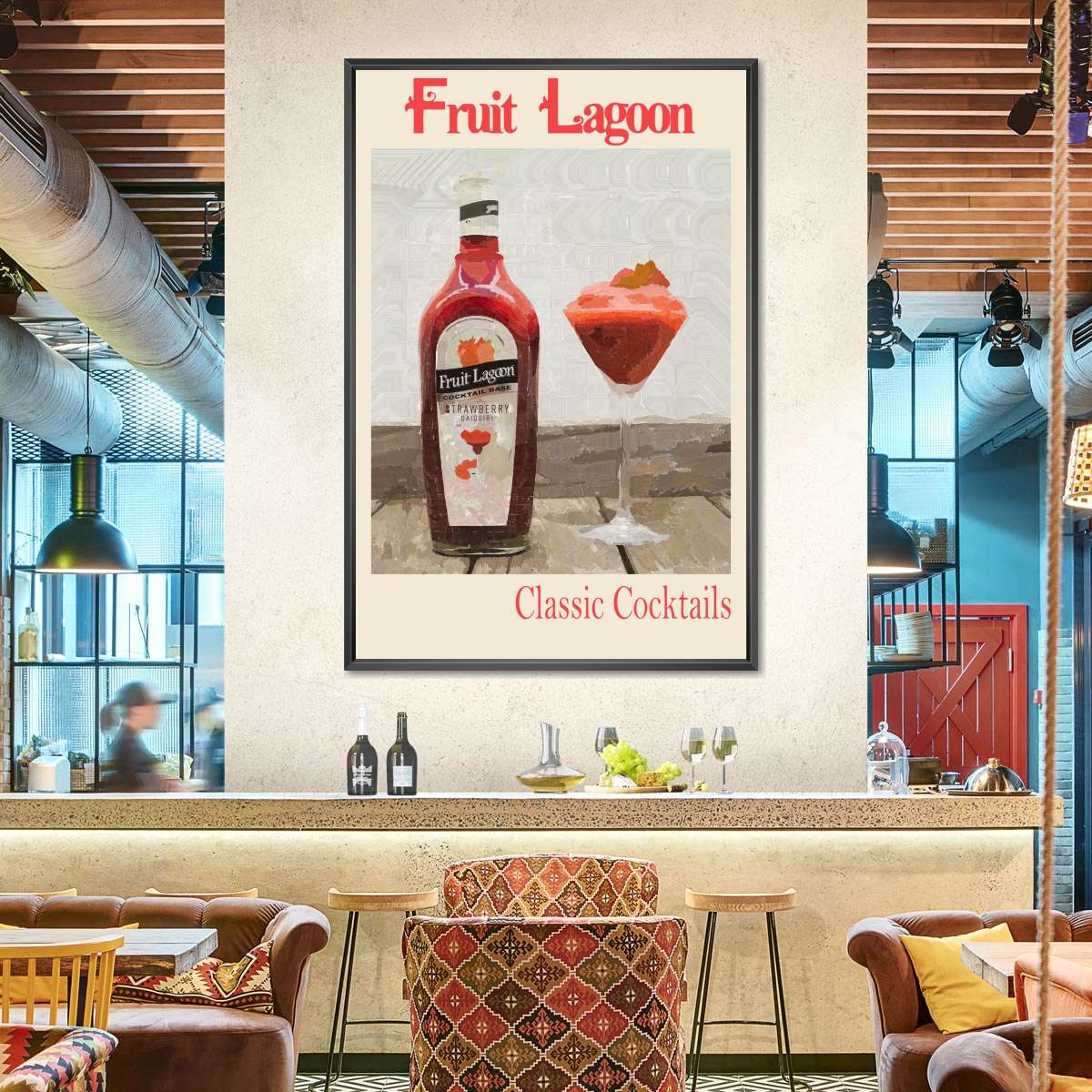 Frendorf | Fruit Lagoon - Klassische Cocktails Wandkunst