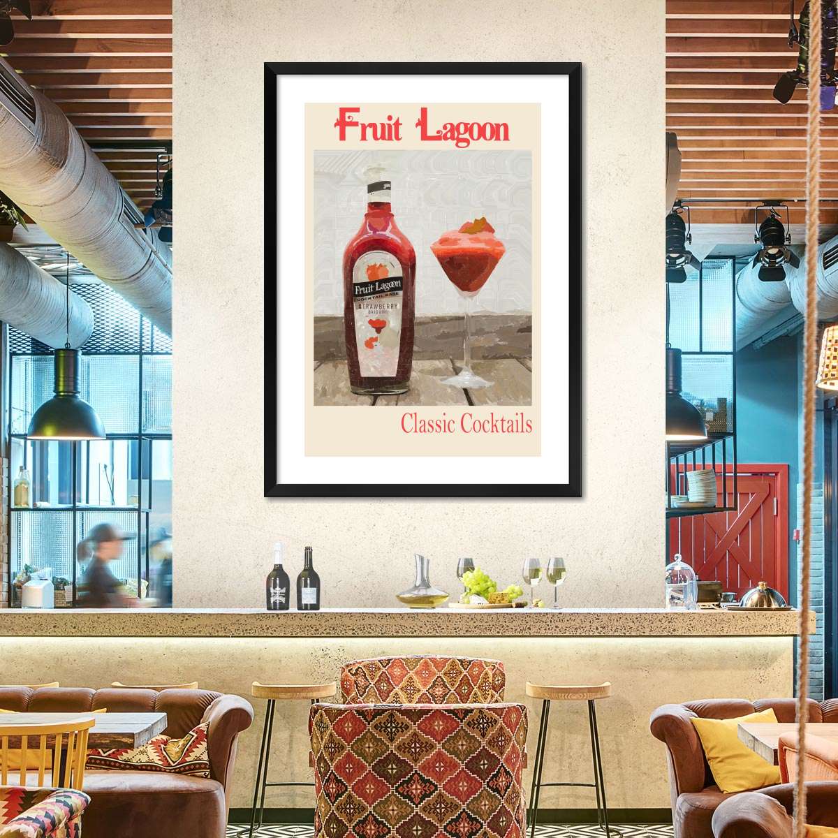 Frendorf | Fruit Lagoon - Klassische Cocktails Wandkunst