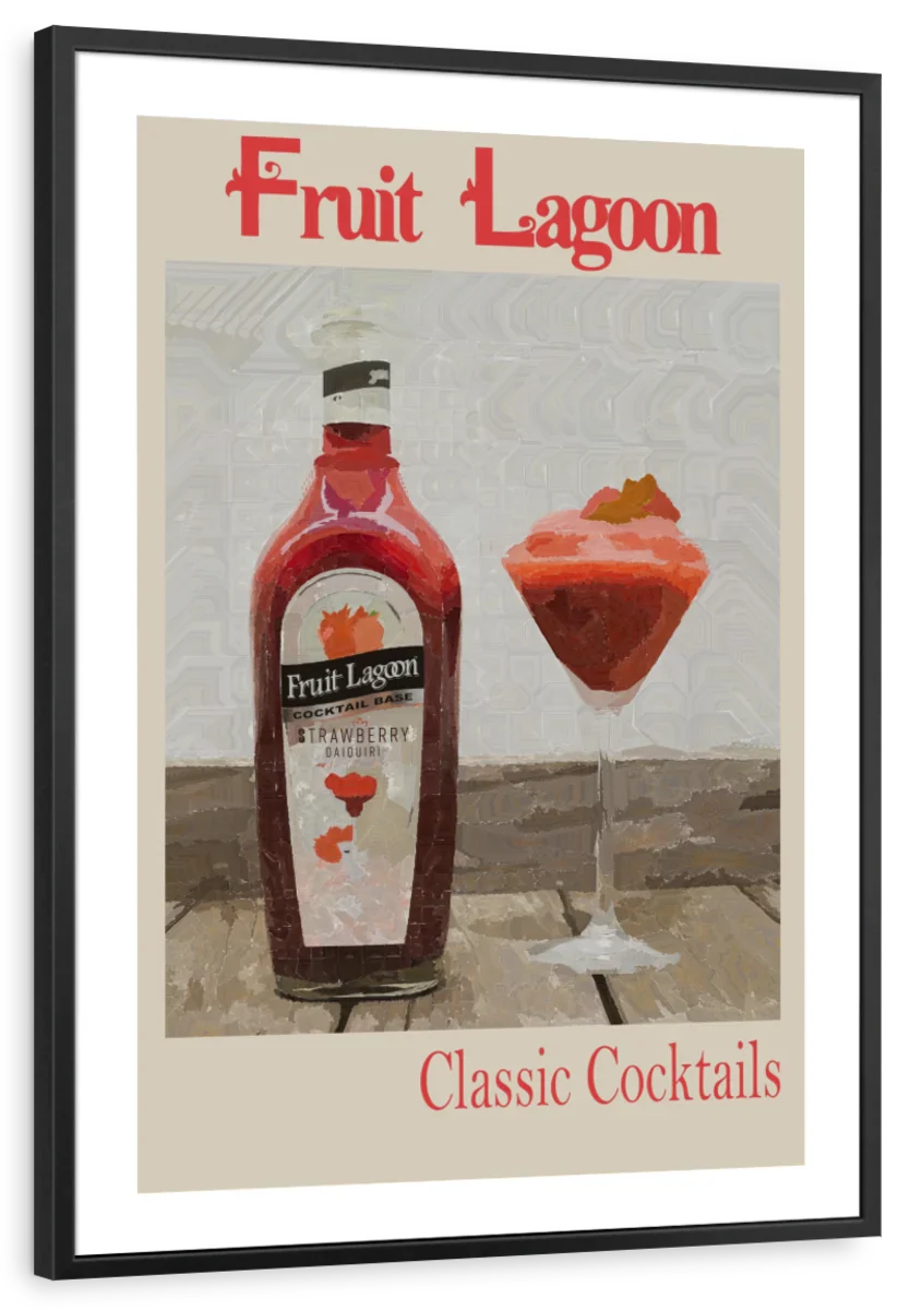 Frendorf | Fruit Lagoon - Klassische Cocktails Wandkunst