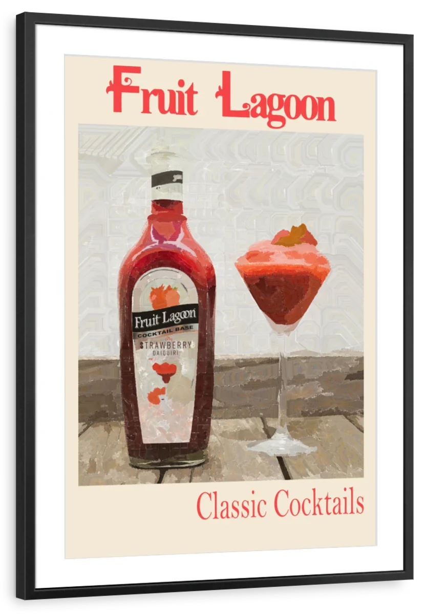 Frendorf | Fruit Lagoon - Klassische Cocktails Wandkunst