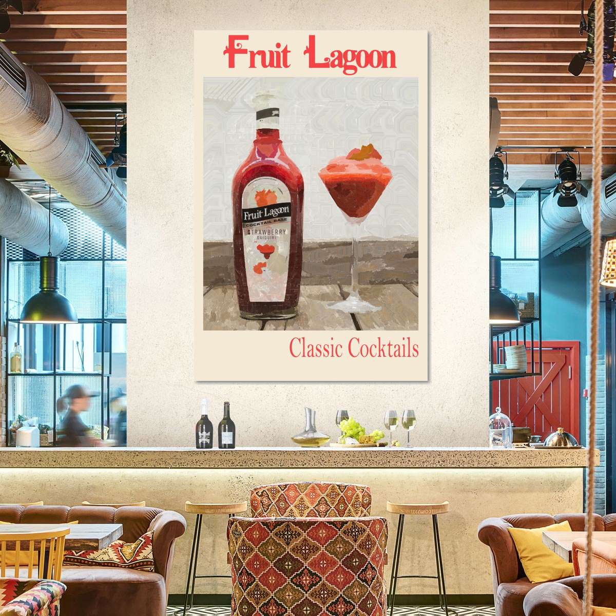 Frendorf | Fruit Lagoon - Klassische Cocktails Wandkunst