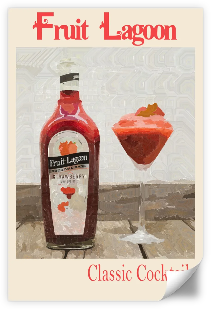 Frendorf | Fruit Lagoon - Klassische Cocktails Wandkunst