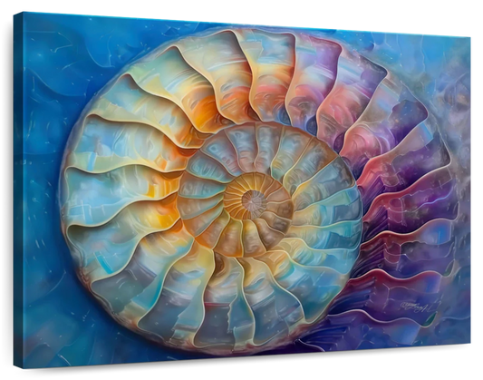 Frendorf | Eine Hommage an die Nautilus Ammoniten Wandkunst