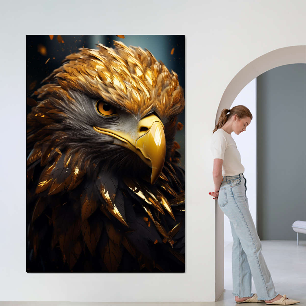 Frendorf | Ein Goldener Adler Wandkunst