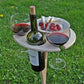 Outdoor Klapptisch für Wein
