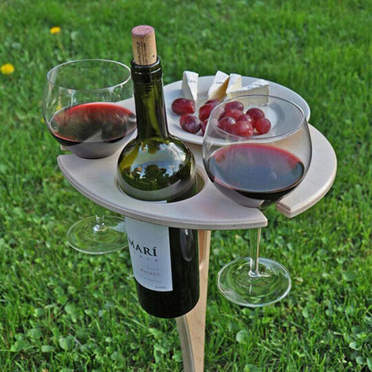 Outdoor Klapptisch für Wein
