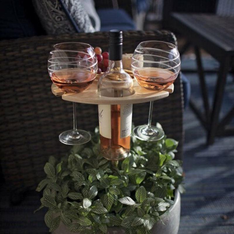 Outdoor Klapptisch für Wein
