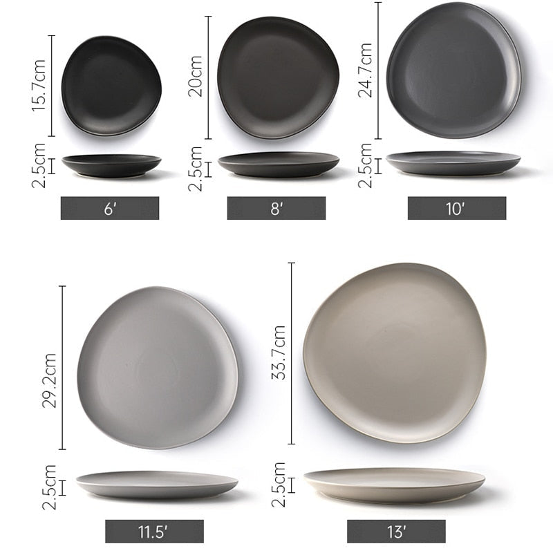 Geschirr Set Dreieckschüssel Schüssel Salad Plate Dinner Plate