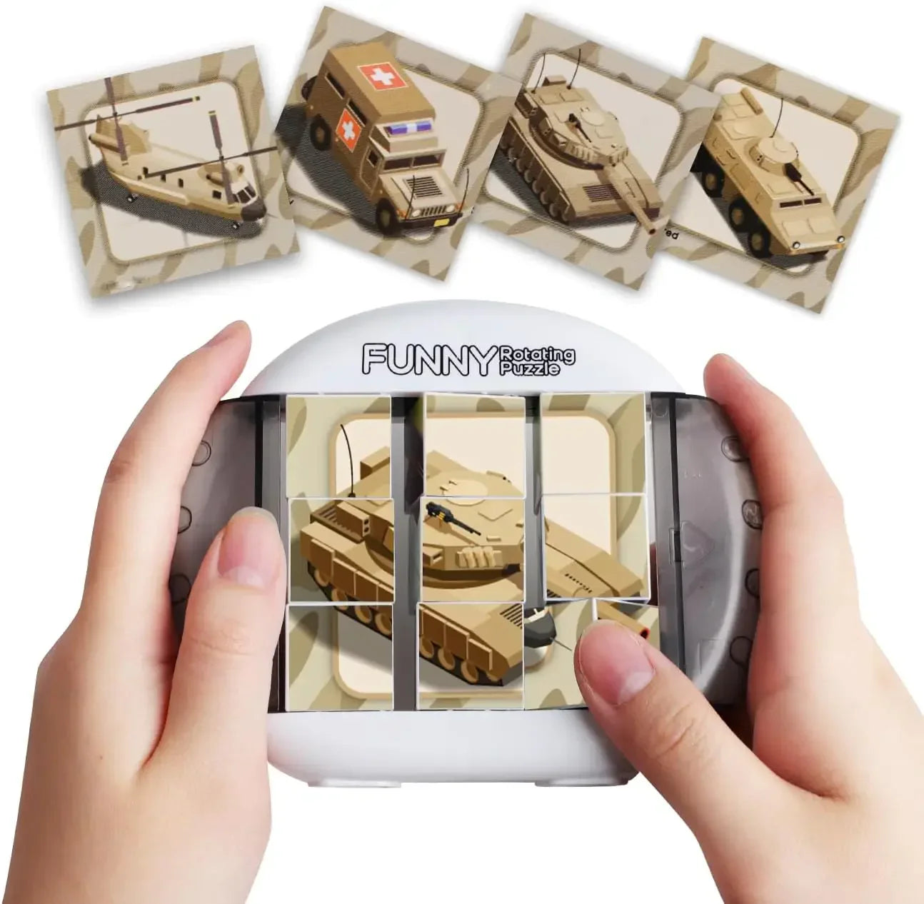 Frendorf | Endloser Puzzlespaß – Drehpuzzle für Kinder mit Tieren